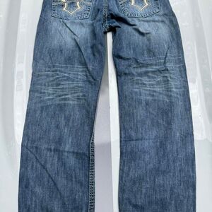 Rock Revival Like Men's Blue and Navy Jeans
